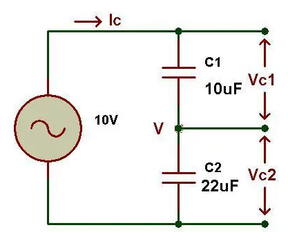 Bộ chia điện áp tụ điện