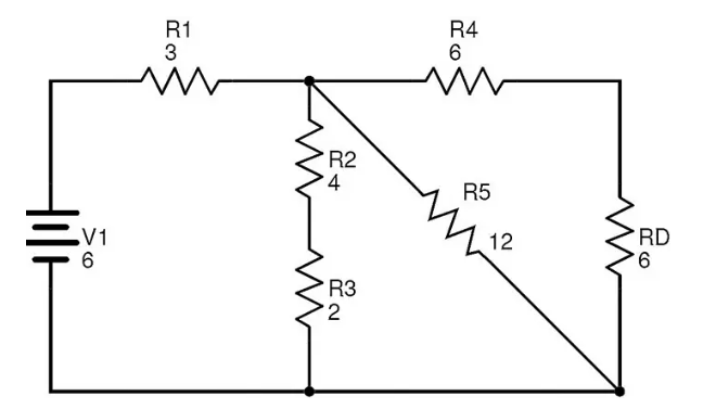 Mạch điện Với Rd Thay Thế R6 Và Rc