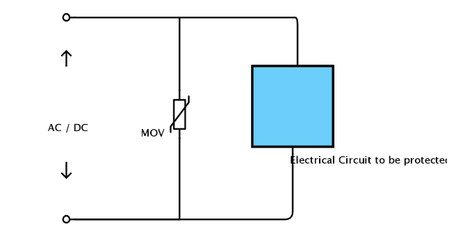 Kết Nối Của Varistor Oxit Kim Loại (mov) để Bảo Vệ Giữa Các đường Dây đơn Pha