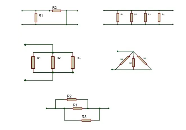 Nhưng Cách Biểu Diễn Kết Nối điện Trở